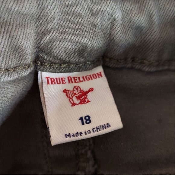 True Religion Jeans Rocco Relaxed Skinny  Stretch Tag size 18 - Picture 7 of 11